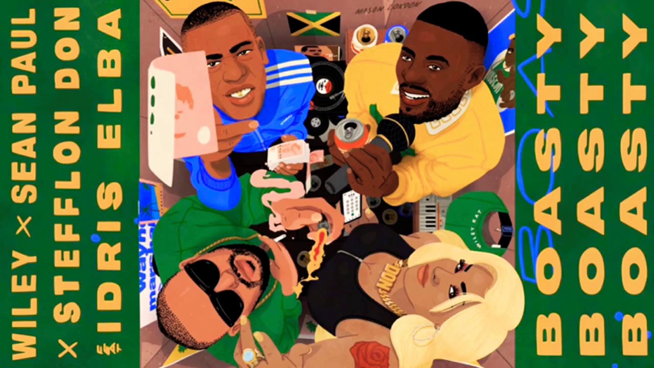 Wiley Ft. Stefflon Don ft. Sean Paul & Idris Elba - Boasty (Official Audio)