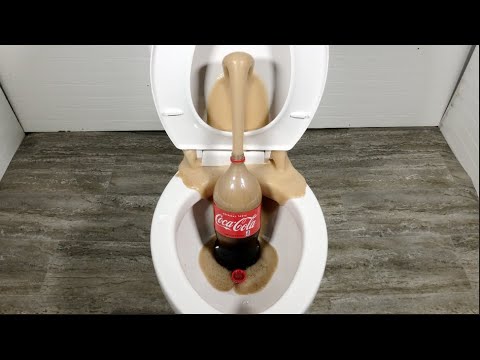 Will it Flush? - Coca Cola, Fanta, Sprite, Mtn Dew, Pepsi, Diet Coke