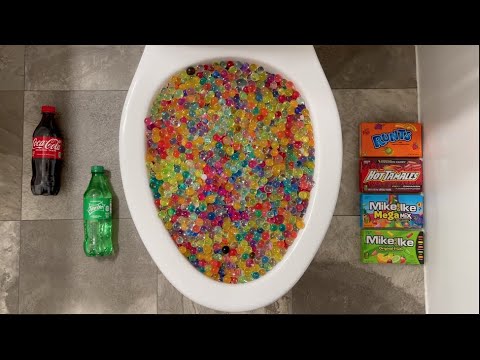 Will it Flush? - Coca Cola, Fanta, Sprite, Orbeez, M&M's, Toothpaste, Glitter, Candy