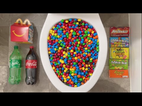 Will it Flush? Chocolate, M&Ms, Candy, Skittles, Orbeez, Mentos, Oreos, Sprite