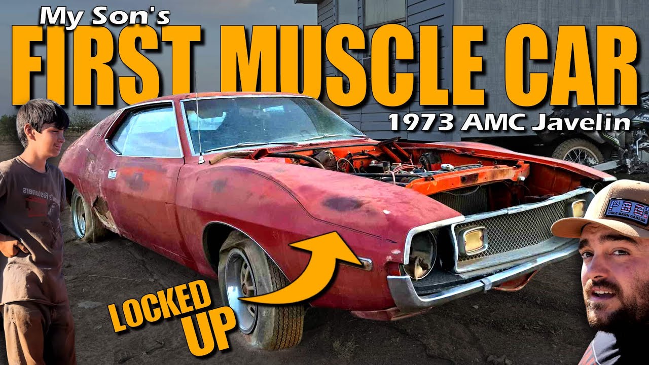 Will This ABANDONED 1973 AMC Javelin Run Again? My Son's First Muscle Car!