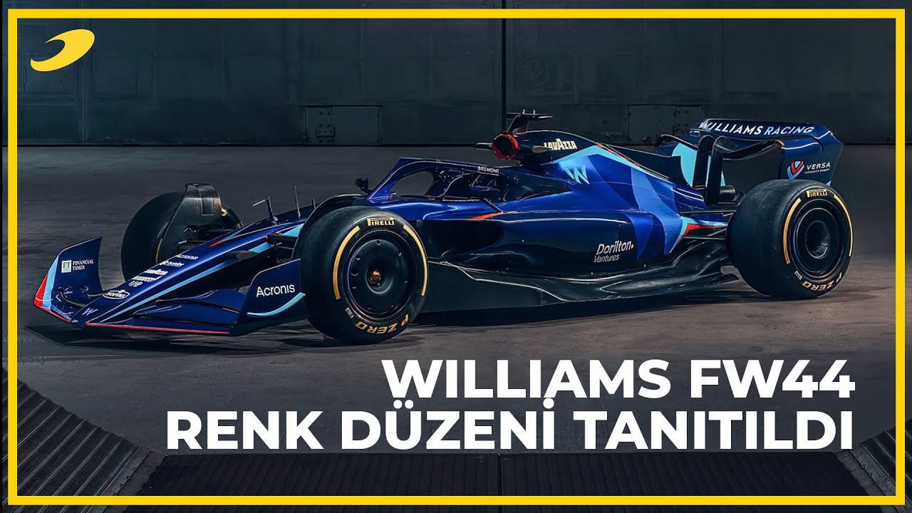 Williams, 2022 F1 FW44 renk düzenini tanıttı - Williams FW44 fotoğrafları