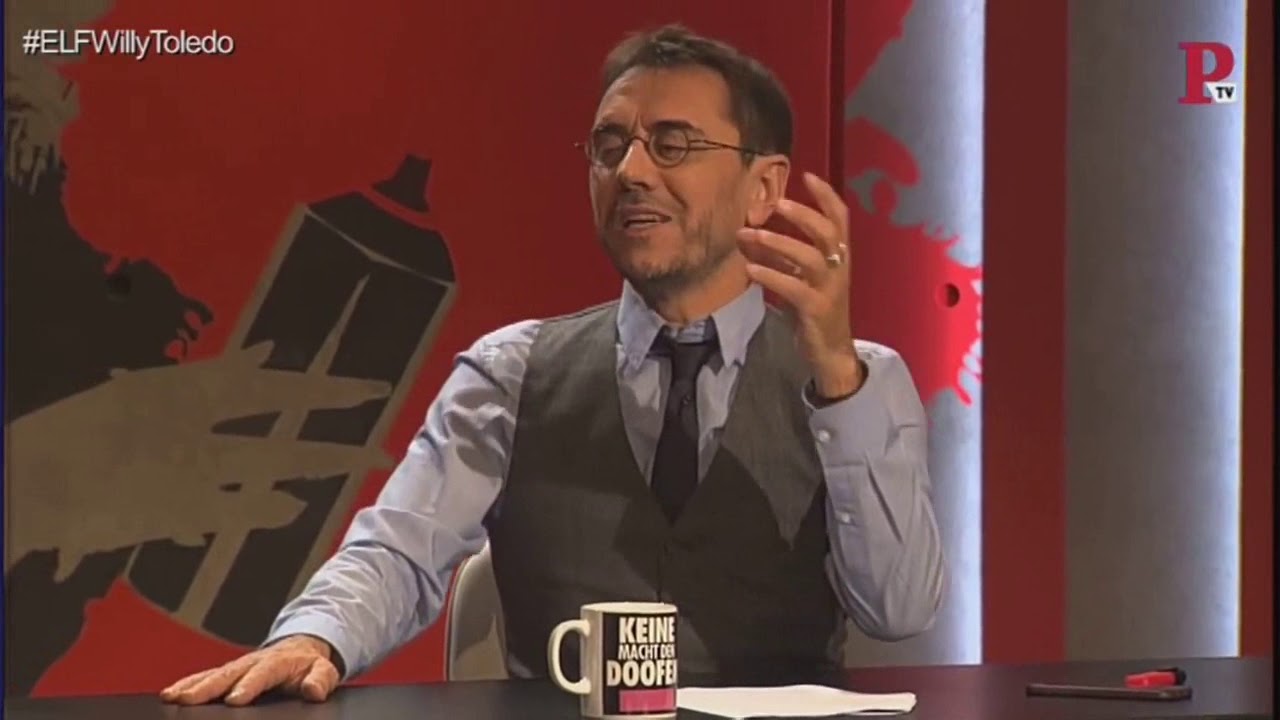 Willy Toledo le saca los colores a Juan Carlos Monedero
