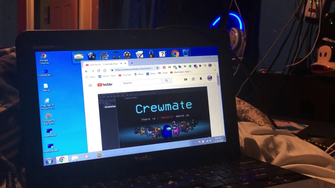Windows 7 Among Us Imposter Has BSOD (GLITCH AGAIN)
