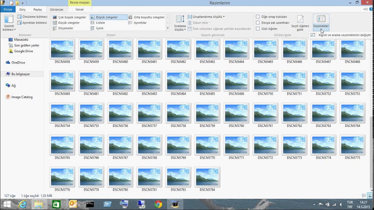 Windows resim önizleme gösterme