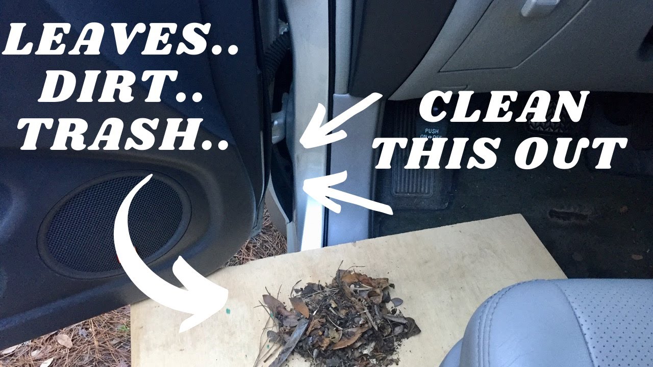 Windshield Runoff Drains