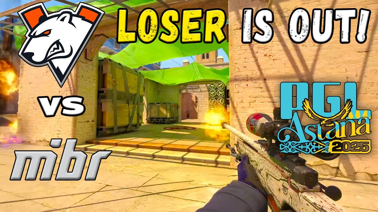WINNER TO PLAYOFFS! MIBR vs Virtus.pro – HIGHLIGHTS - PGL Astana 2025 | CS2