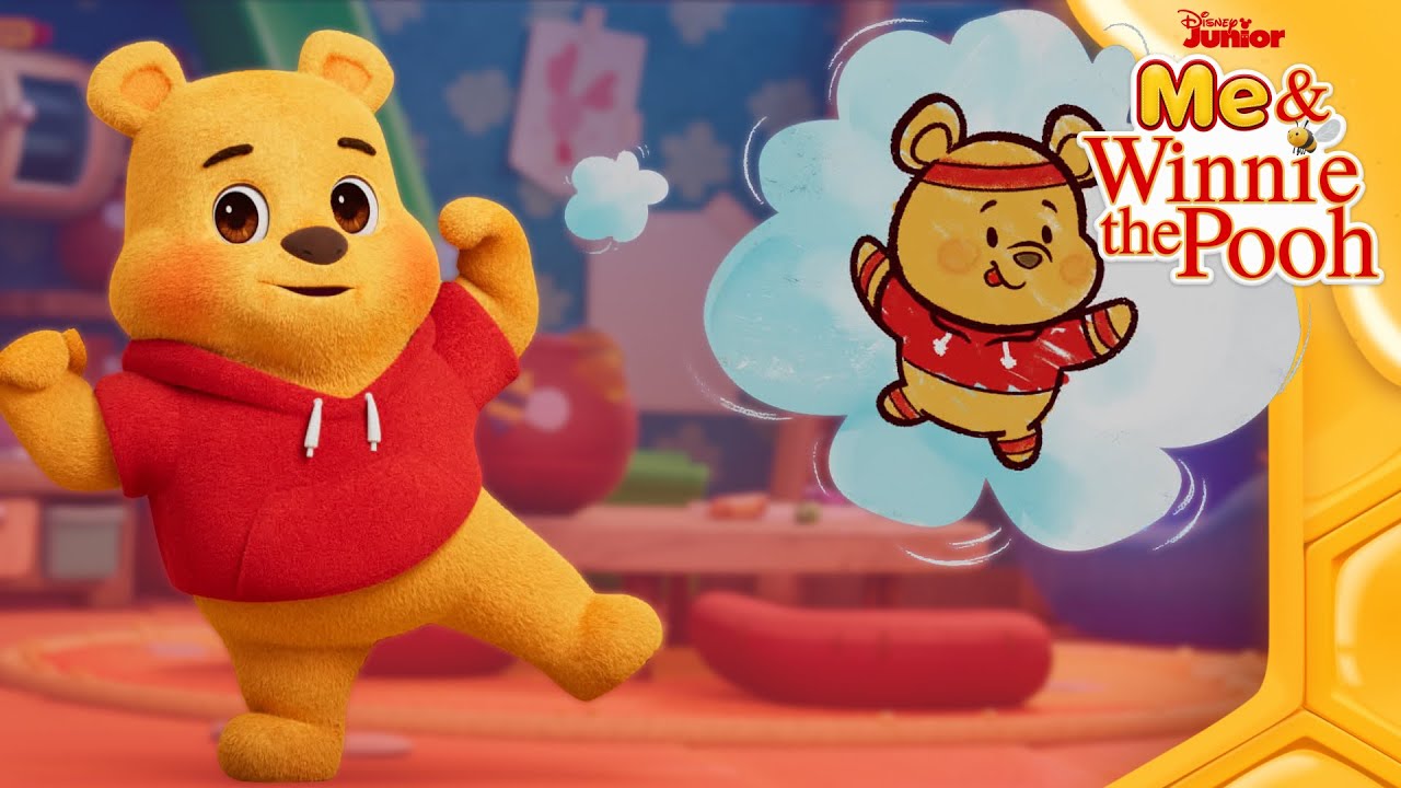 Winnie the Pooh's Morning Routine ☀️ | Me & Winnie the Pooh🍯 | Vlog 8 | @disneyjr