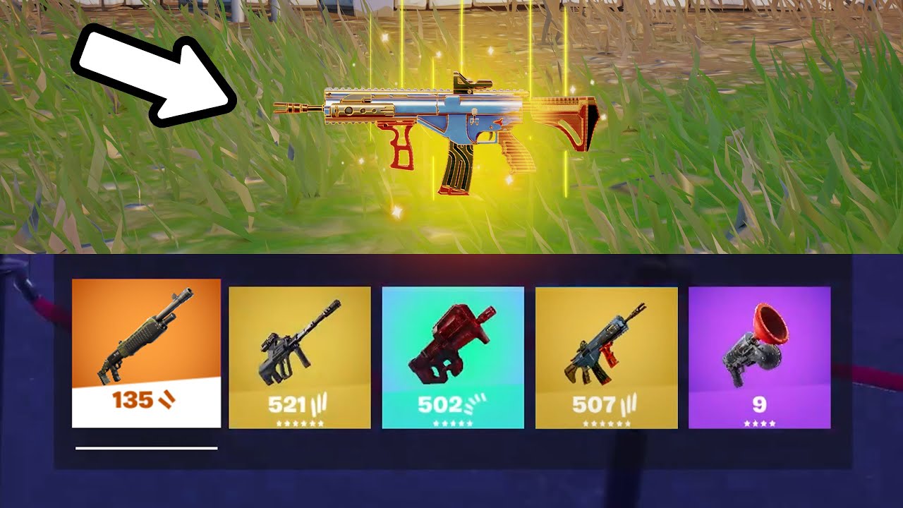 Winning with EVERY Mythic/Exotic (Fortnite Reload)