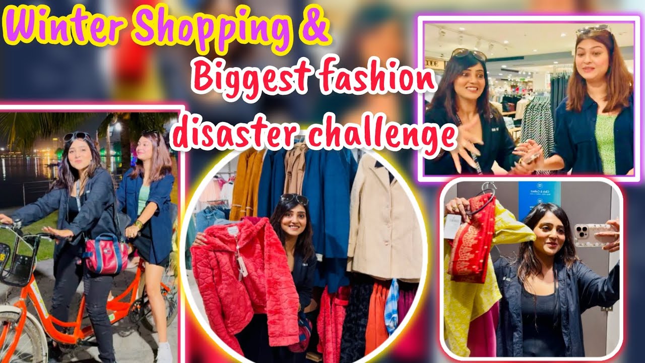Winter Shopping korte giye holo Biggest Fashion Disaster Challenge 🤦🏻‍♀️😱🤯