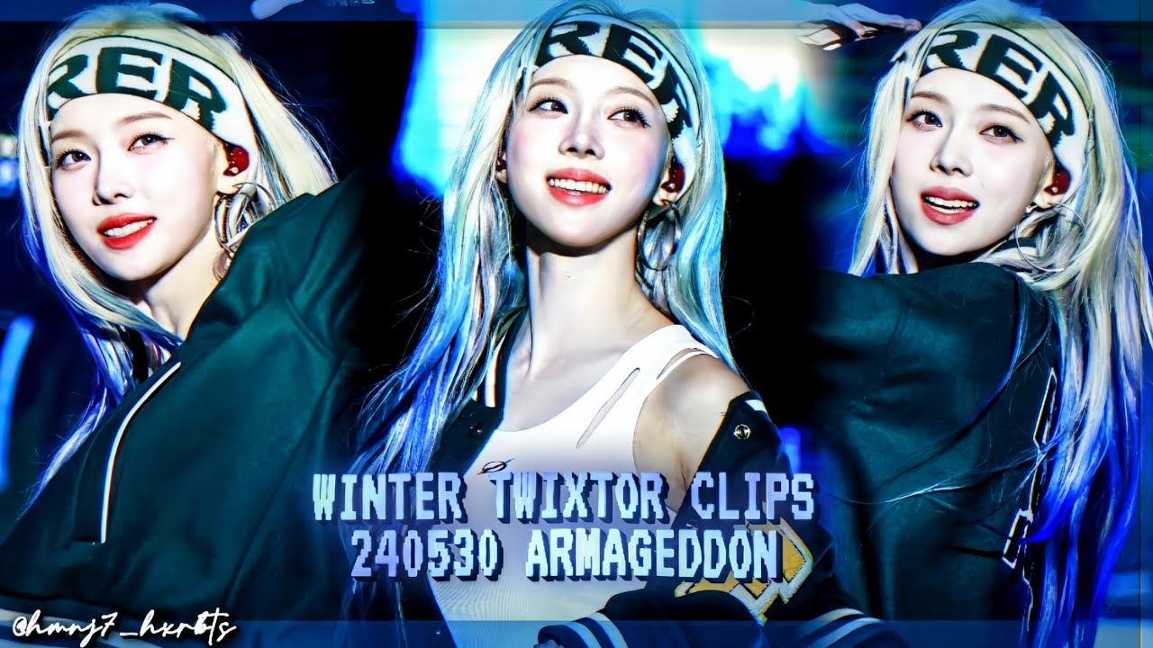 Winter Twixtor Clips 4K || 240530 Winter Armageddon Twixtor Clips 4K GIVE CREDIT #winter #twixtor #f