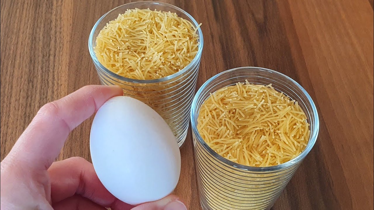 WIRE Noodles AND TWO EGGS. You will be amazed by the result and you will love the taste 😍