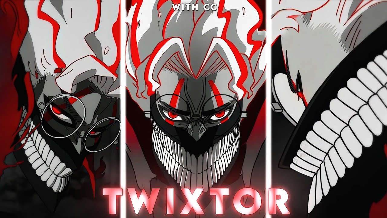 (WITH CC) Okarun Transformation 4k Twixtor Clips For Editing (Dandadan)