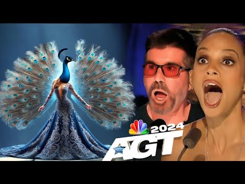 Witness the Impossible! A Magical Peafowl Transformation on AGT 2024 – Talent Beyond Belief!