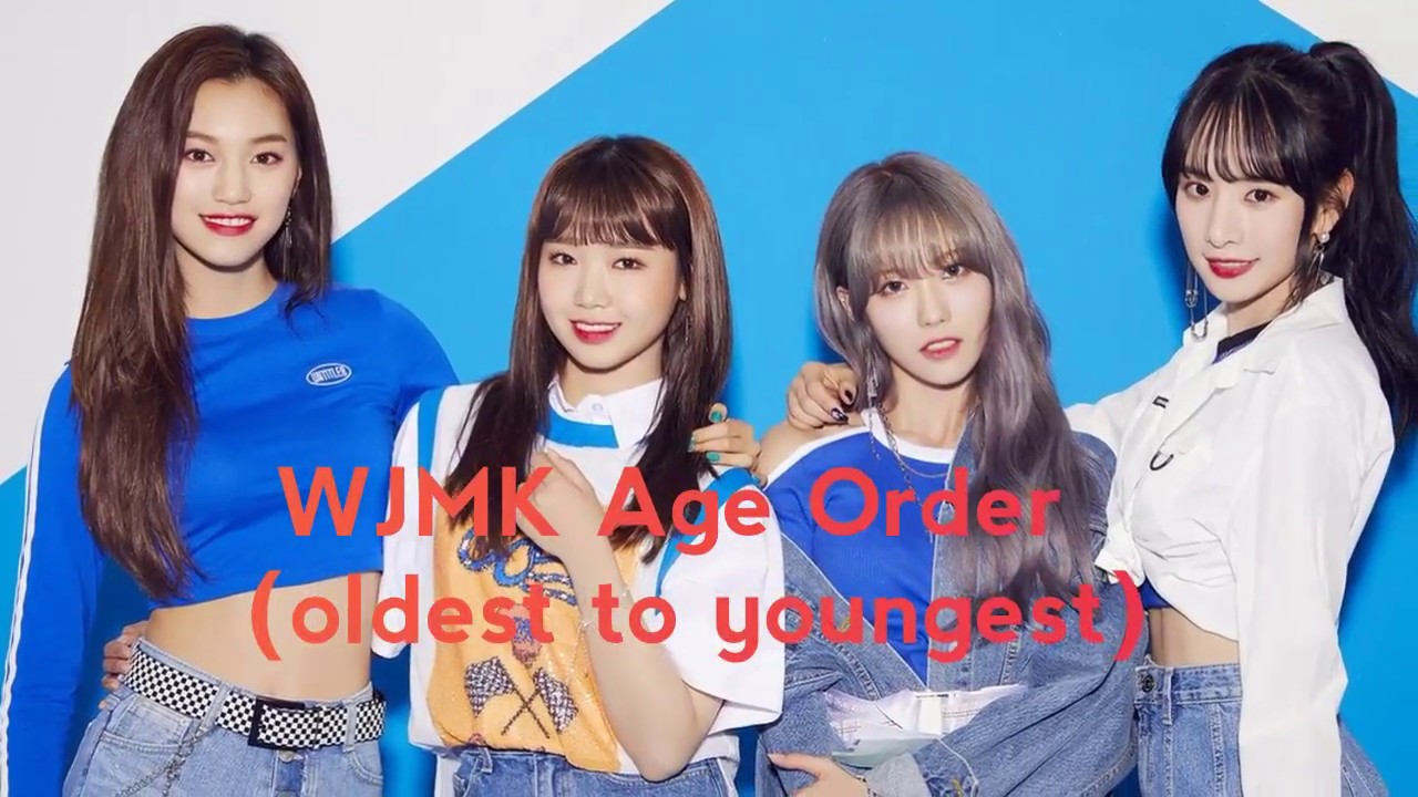 WJMK Age Order  (oldest to youngest)
