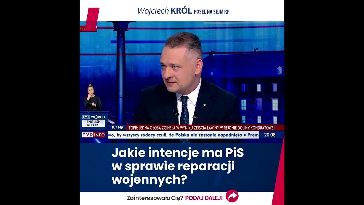 Wojciech Król - Gość Wiadomości TVP Info - 10.12.2022