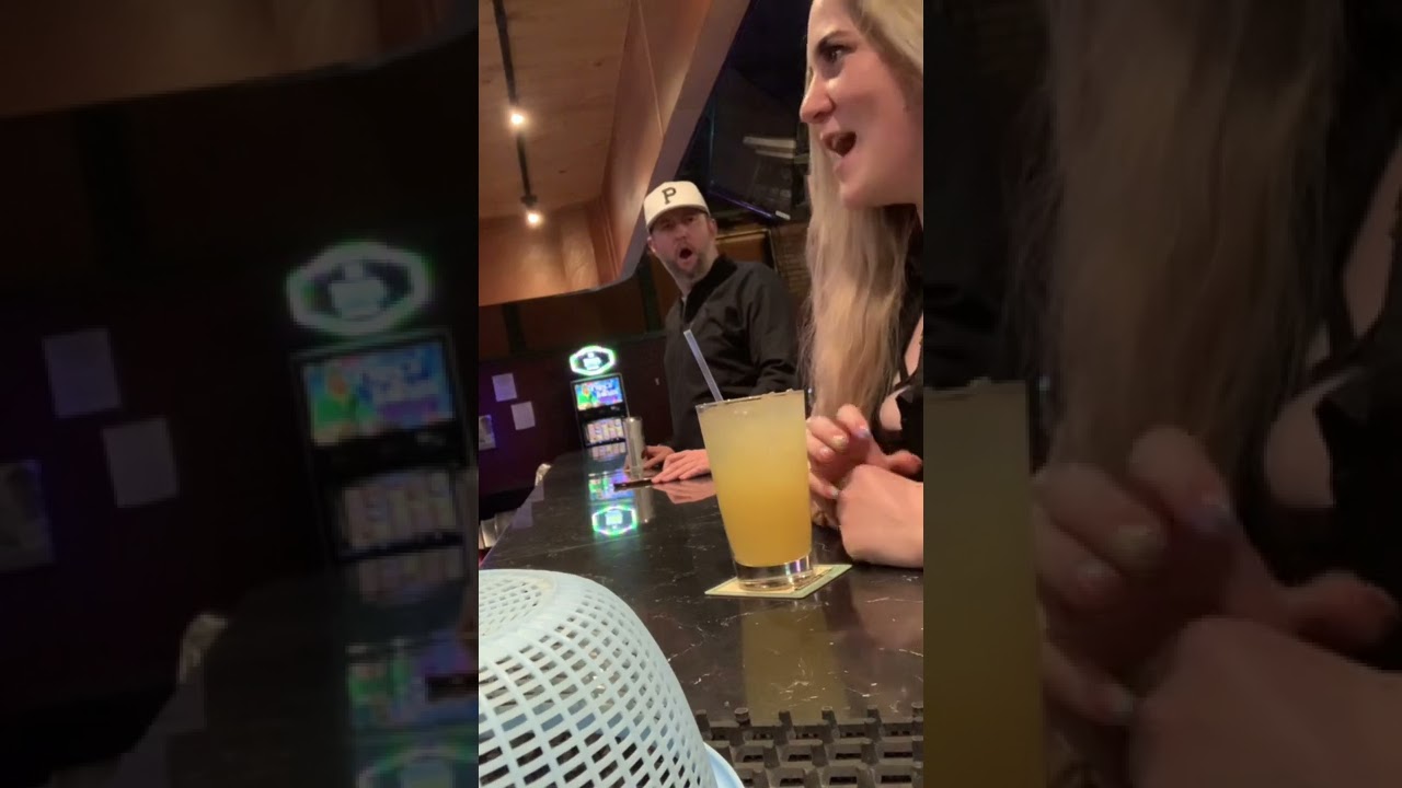 Woman burps in public and gets a great reaction!