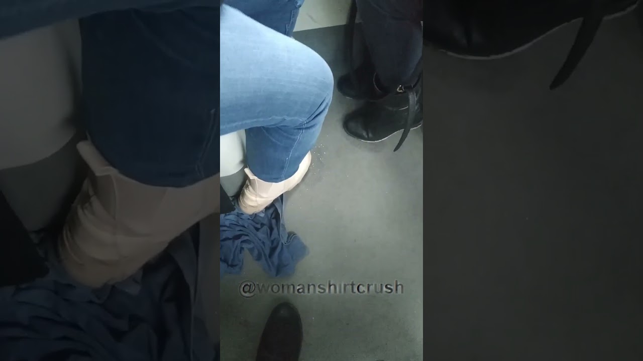 Woman candid crush in train 37