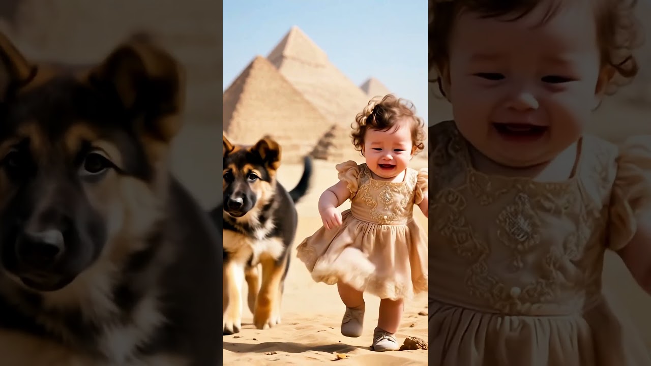 Woman Caught in Quicksand encounters scorpion, puppy and Jesus coming#jesus#shorts#ai#shortsvideo