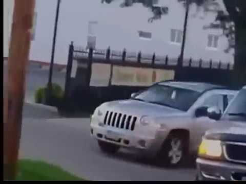 Woman Drives On Sidewalk To Pass School Bus - INSTANT KARMA