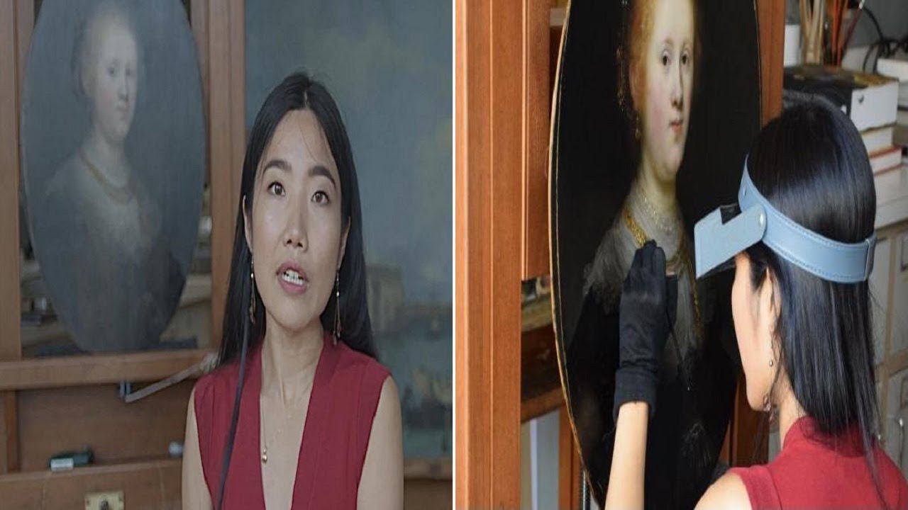 Woman Removes Painting Varnish, Uncovers Husband's 50 Year Old Secret