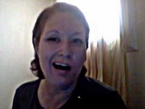Woman With Short Hair Burping Again.