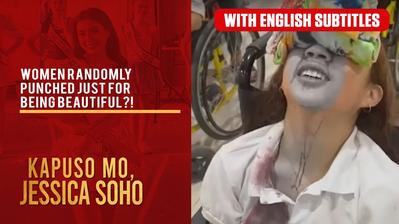 Women randomly punched just for being beautiful?! (with English subs) | Kapuso Mo, Jessica Soho