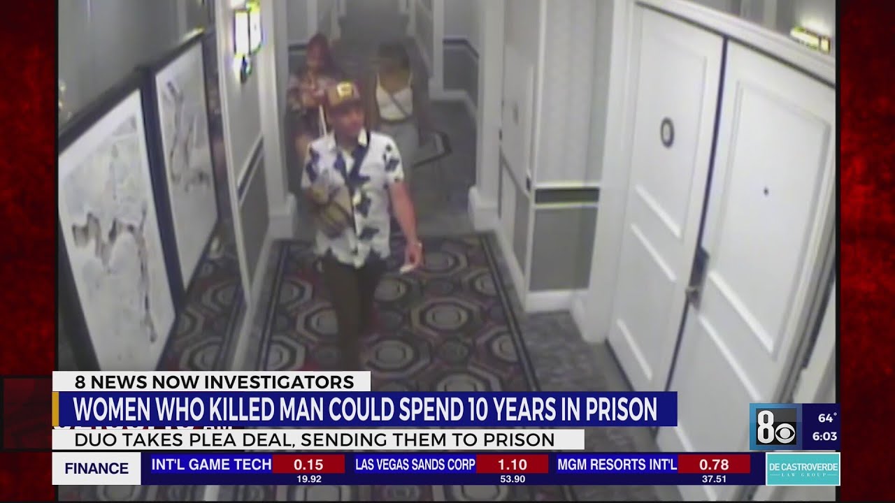 Women who killed man inside Las Vegas Strip hotel room could spend 10 years in prison
