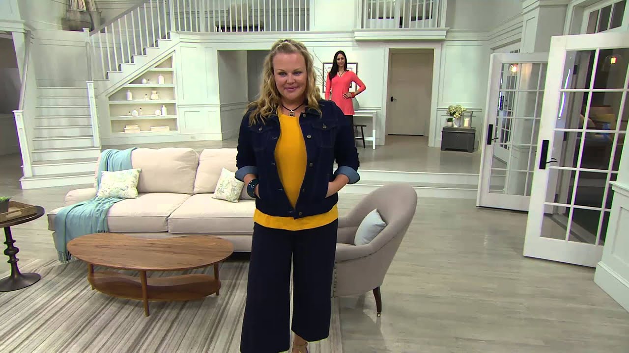Women with Control Petite Gaucho and Jersey Knit Tunic Set with Pat James-Dementri