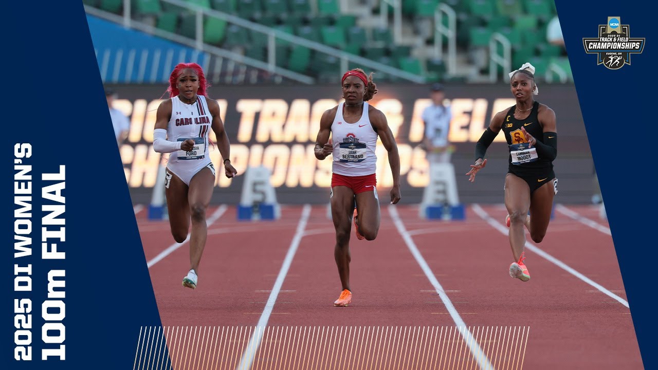 Women's 100m final - 2025 NCAA outdoor track and field championships