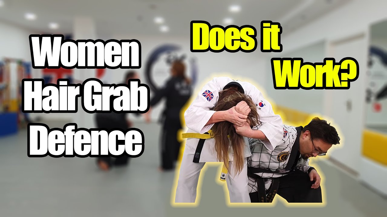 Women's self defense against Hair grab - SKMA Hapkido techniques