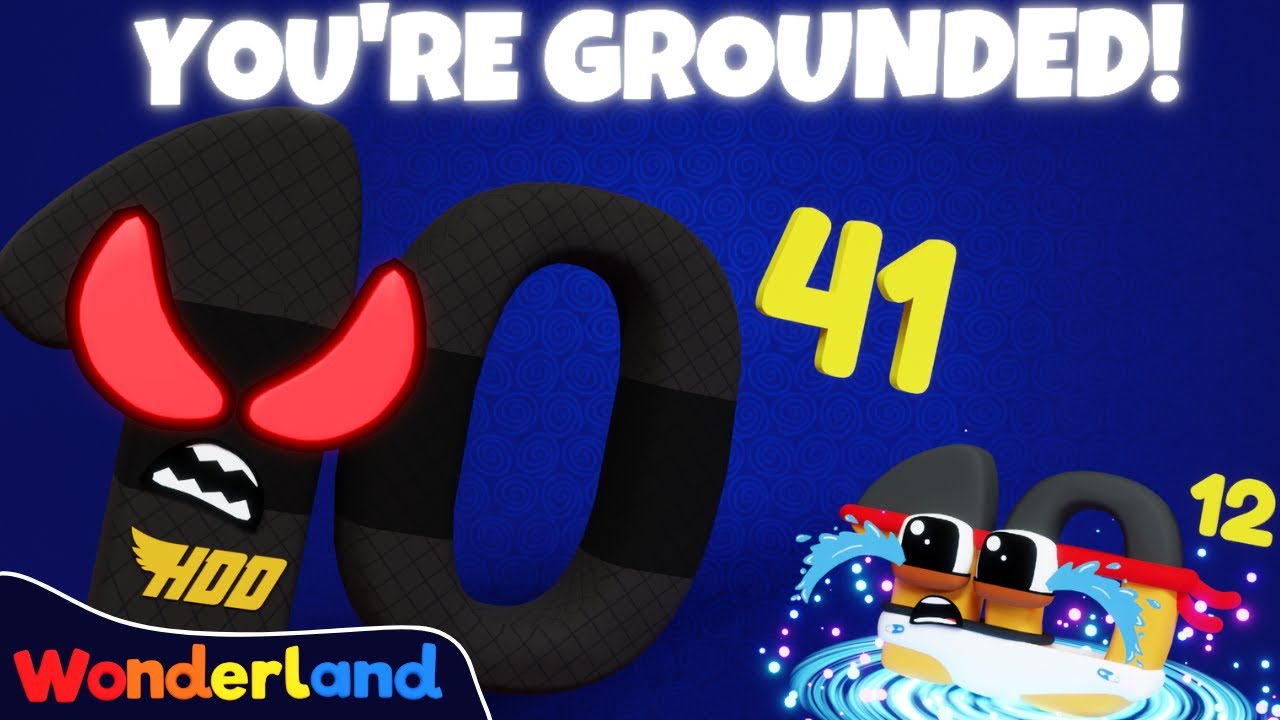 Wonderland: EVIL BIG NUMBER Bullies Babies | YOU'RE GROUNDED | BIG NUMBERS
