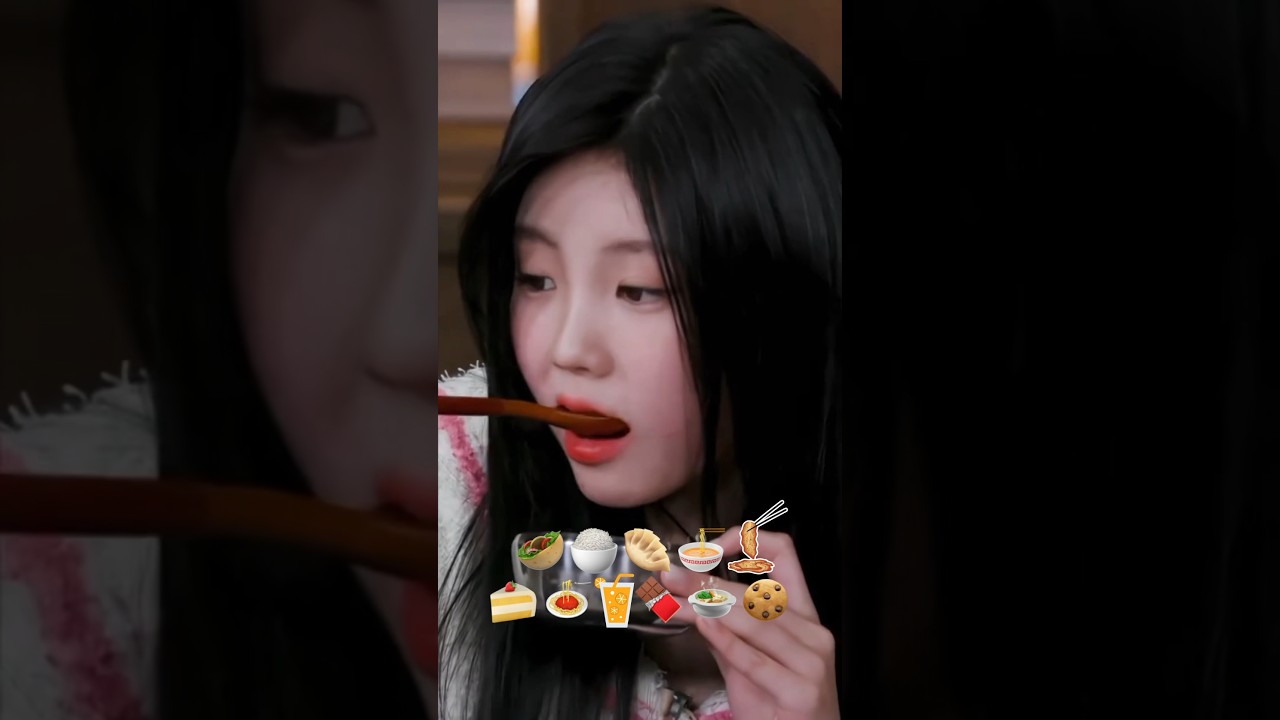 Wonhee ILLIT mukbang🥙🍚🥟🍰🍝🍲#wonhee #trending #shorts #asmr #mukbang #food #viral #kpop #eating #idol
