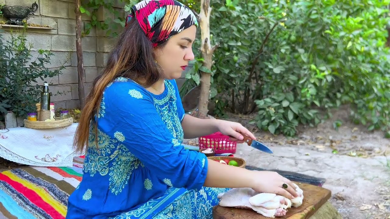 Wood fire Grilled Chicken : Simple , tasty and filling ! Village Cooking