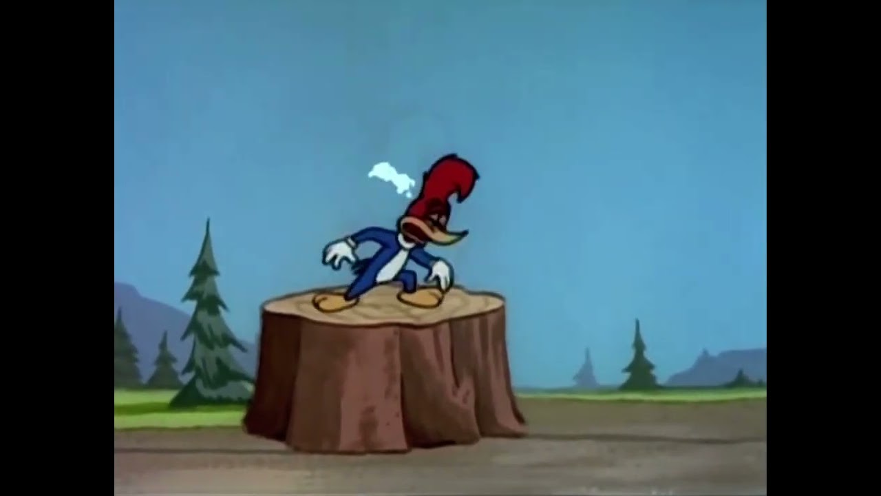 Woody Woodpecker crying (Log Jammed)