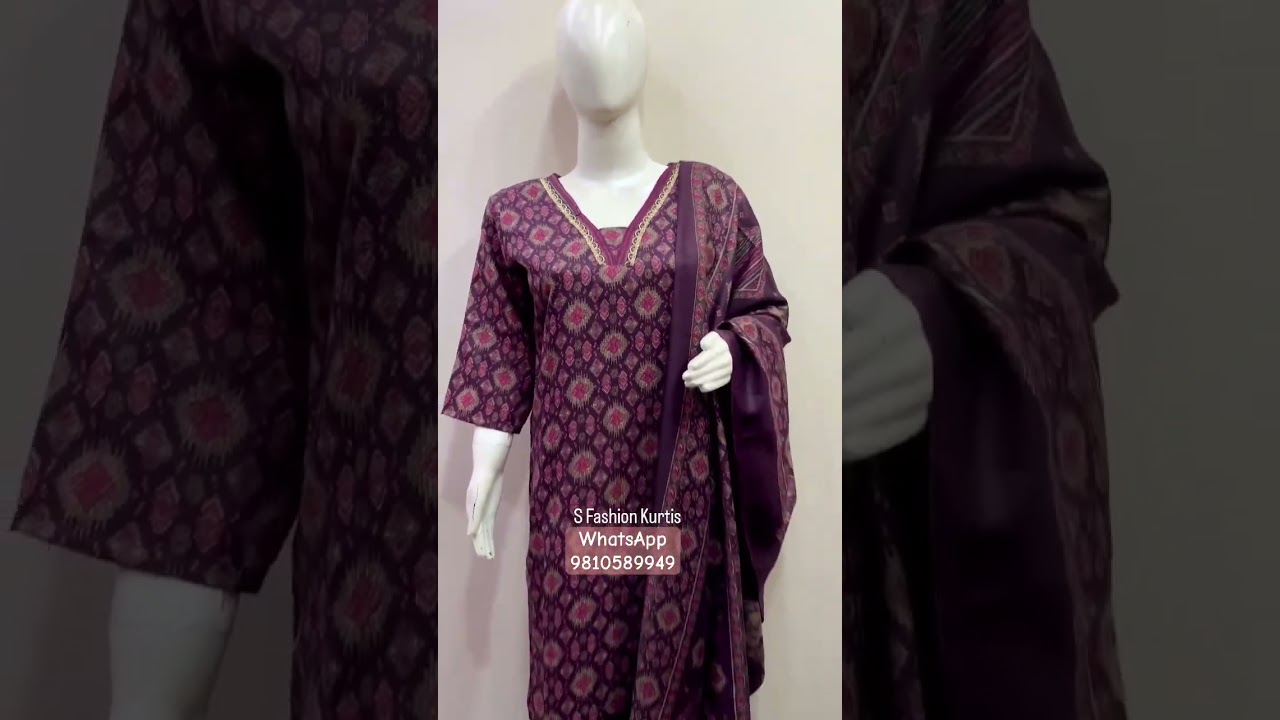 Woolen kurta set under 1000/- |Winter Kurtis #garam suit #pashmina #ytshorts #sfashion #suit #ethnic