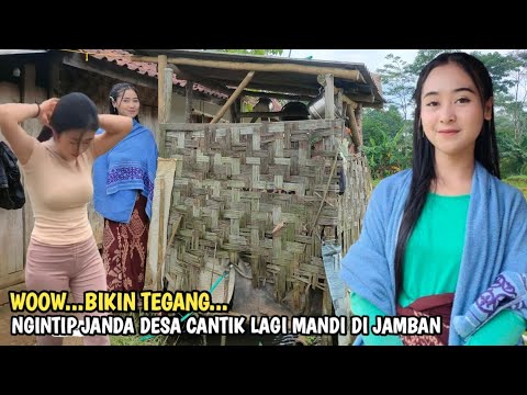 WOOW...GA NYANGKA JUMPA JANDA DESA CANTIK SEDANG MANDI DI JAMBAN TRADISIONAL BIKIN SALPOK😂