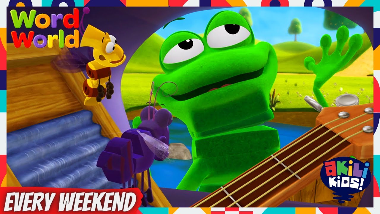 Word World | 'Boppin' With The Bug Band | Akili Kids!