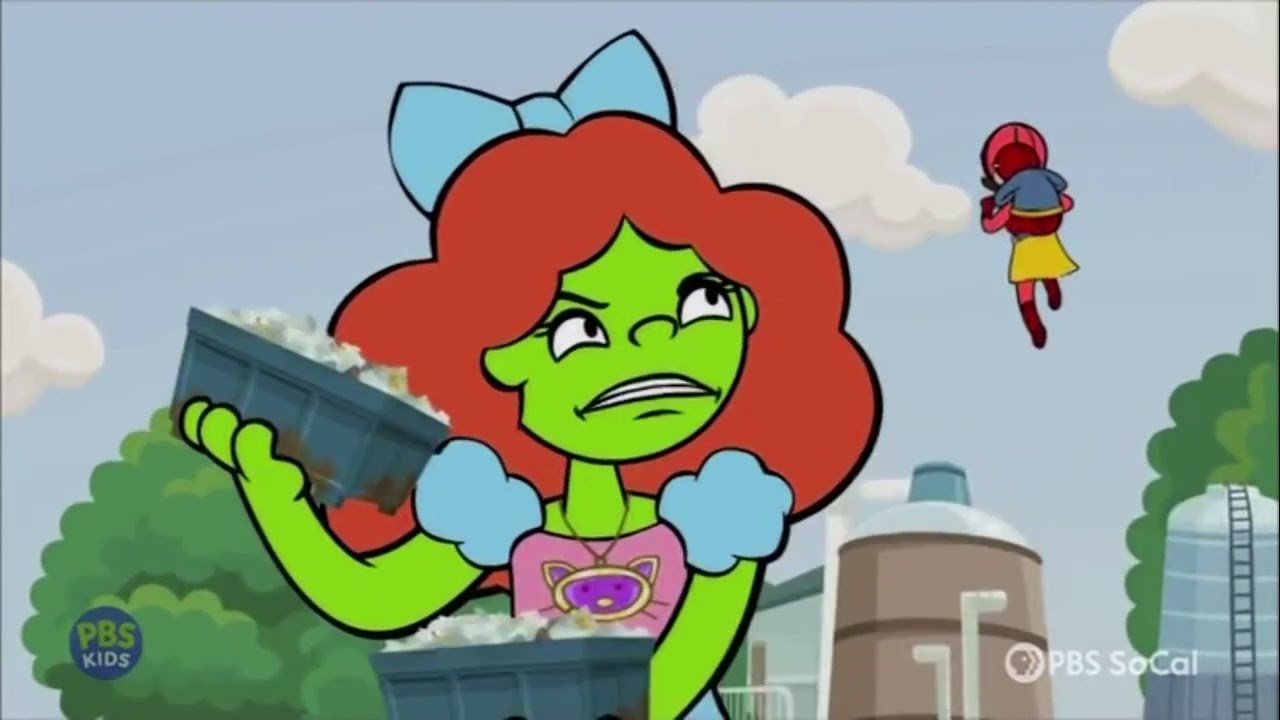 WordGirl, Earth Day Girl; A Hero, A Thief, a Store, and its Owner (PBS Kids Channel SoCal Airing)