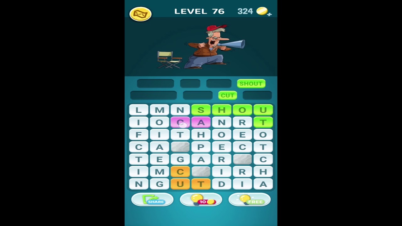 WORDS CRUSH LEVEL 76