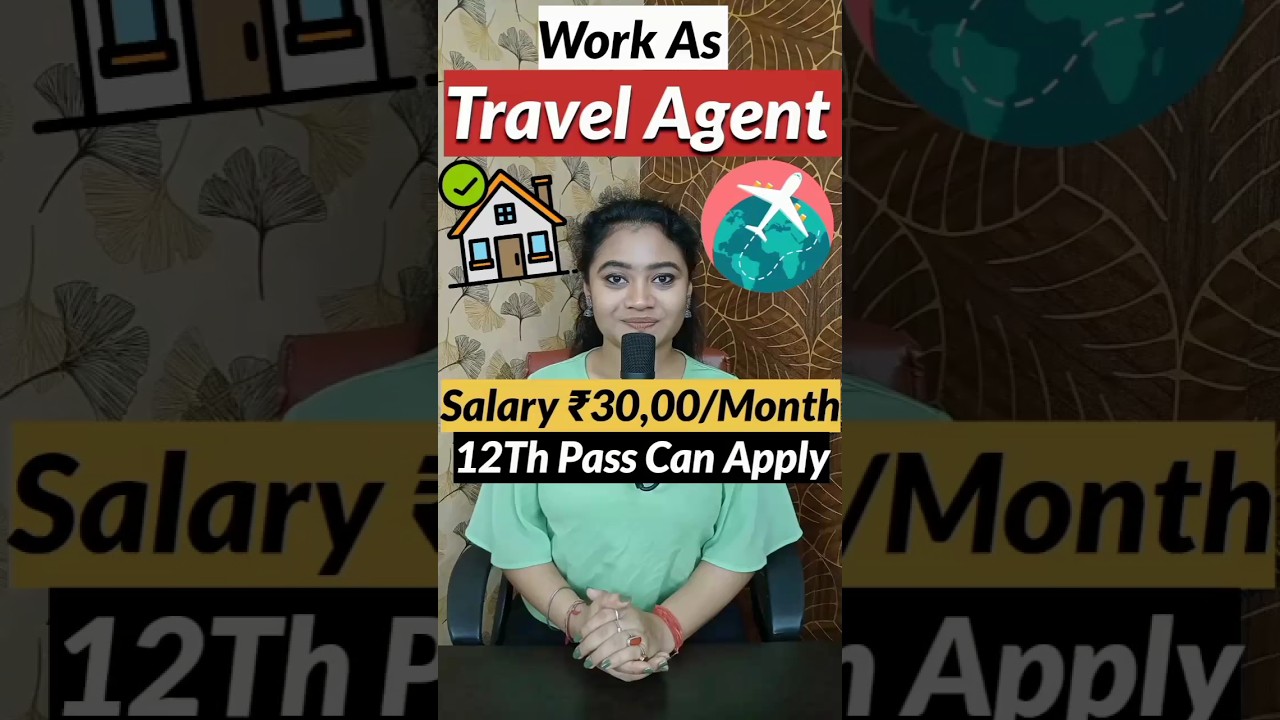 Work As Travel Agent From Home. #shorts #workfromhomejobs2024