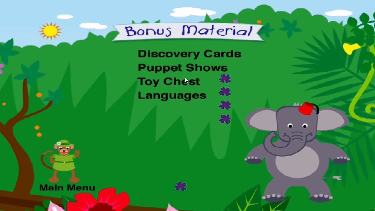 World Animals Late-2004 UK DVD Menu