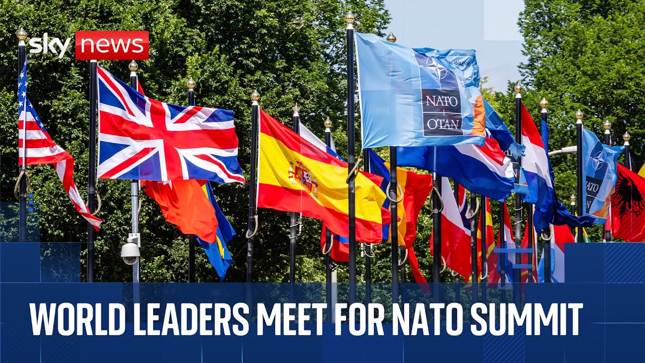 World leaders gather in The Hague for NATO summit