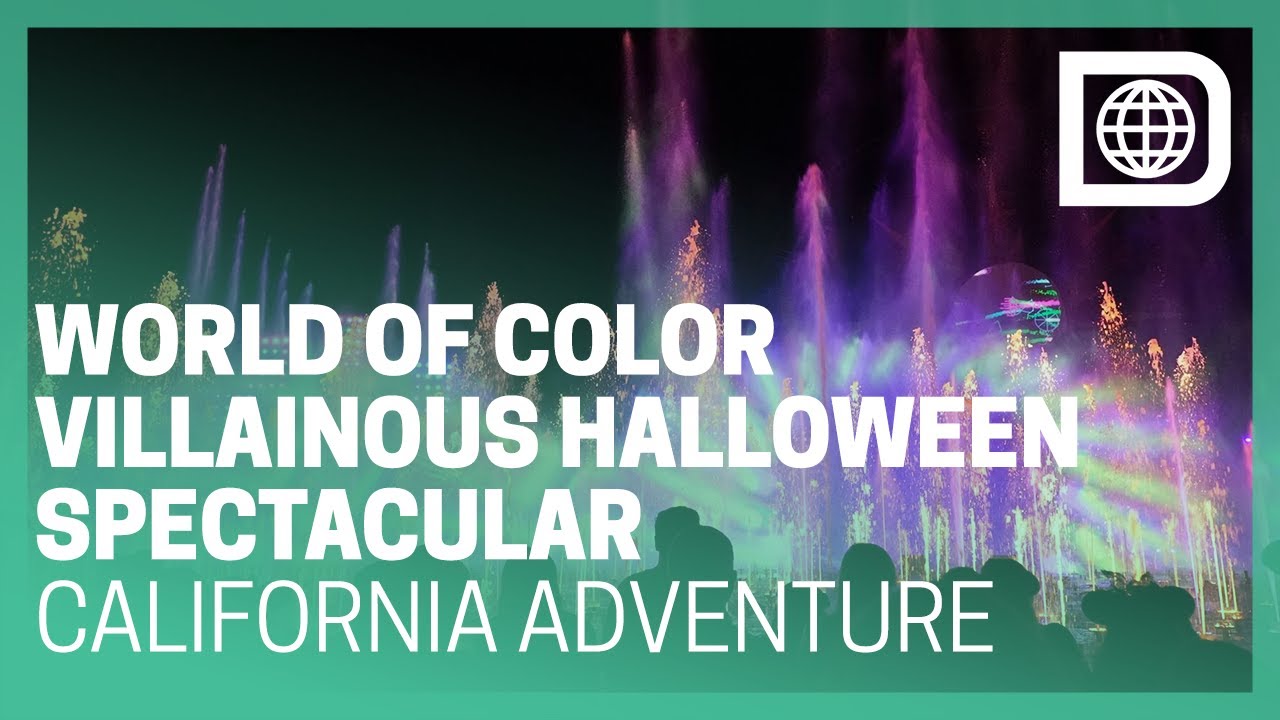 World of Color - Villainous Halloween Spectacular - Oogie Boogie Bash - California Adventure