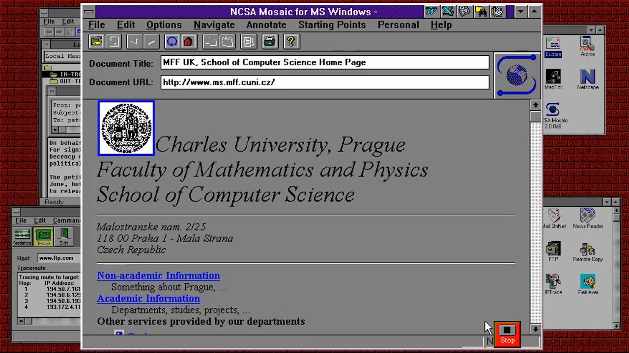 World Wide Web v letech 1994 a 1995