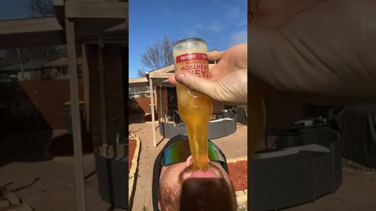 WORLD'S FASTEST BEER DRINKER DUNYANIN EN HIZLI BIRA ICEN ADAMI
