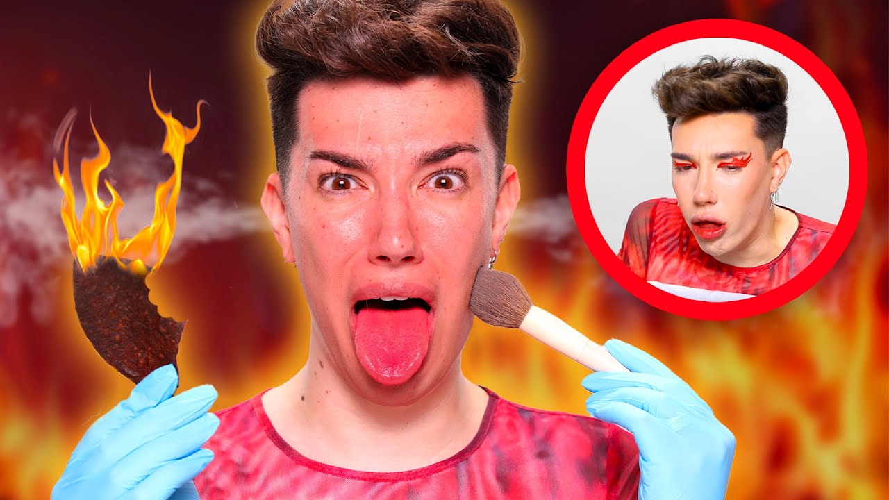 WORLD'S HOTTEST CHIP MAKEUP CHALLENGE 🥵🤢