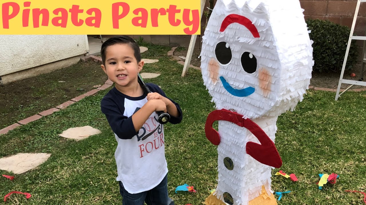 World's Largest Forky Pinata Birthday Party Happy Birthday Aiden!