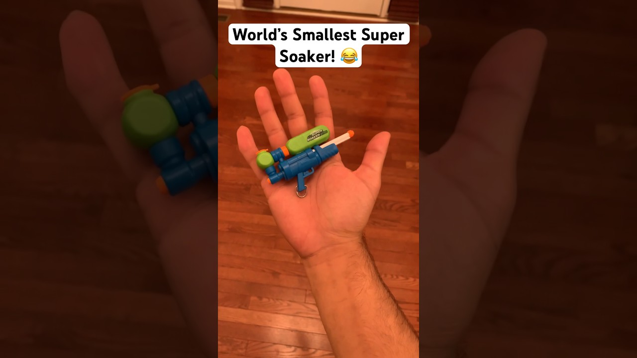 World’s Smallest Super Soaker! 😂 #shorts