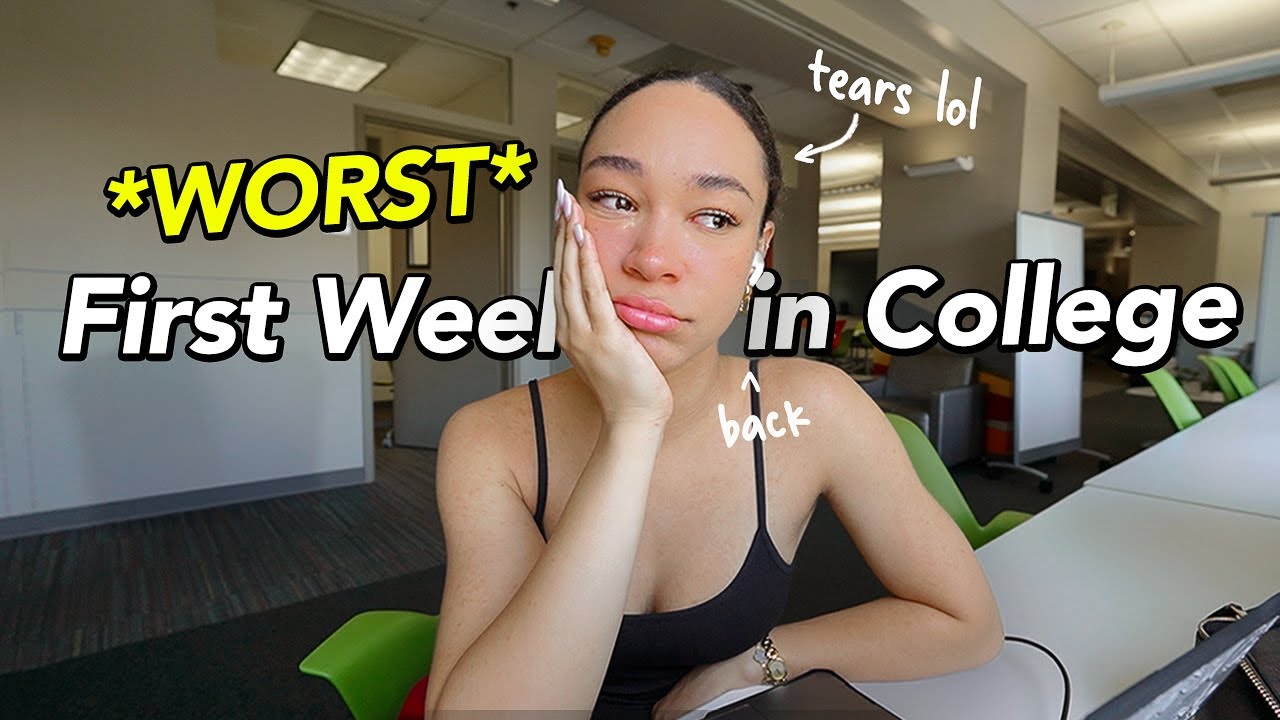 WORST FIRST WEEK BACK IN COLLEGE 📓 dropping classes, stressful schedule, new routine